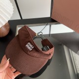 ミュウミュウ帽子 Miu Miu 2026新作 日よけ帽子