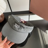 ミュウミュウ帽子 Miu Miu 2026新作 日よけ帽子
