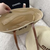 ミュウミュウ帽子 Miu Miu 2026新作 麦わら帽子