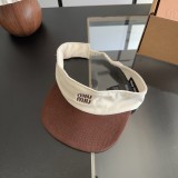 ミュウミュウ帽子 Miu Miu 2026新作 日よけ帽子