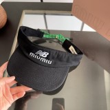 ミュウミュウ帽子 Miu Miu 2026新作 日よけ帽子