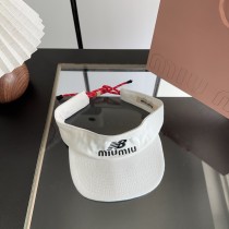 ミュウミュウ帽子 Miu Miu 2026新作 日よけ帽子