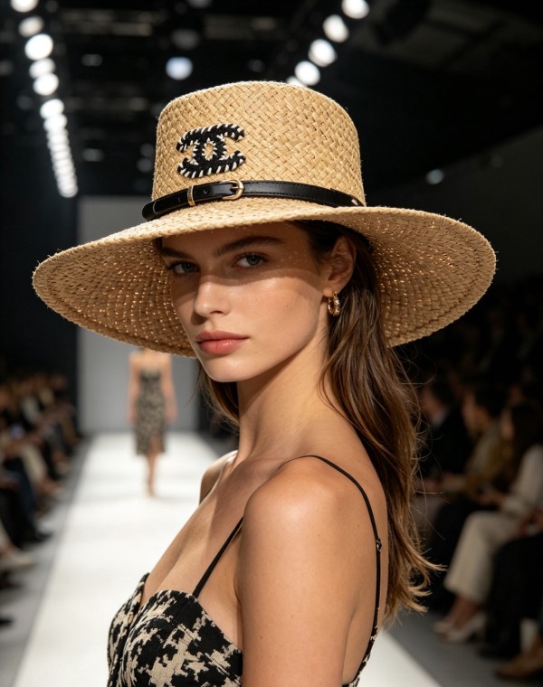 シャネル帽子 CHANEL 2026新作 麦わら帽子