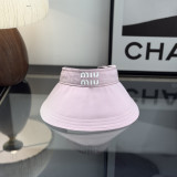 ミュウミュウ帽子 Miu Miu 2026新作 日よけ帽子