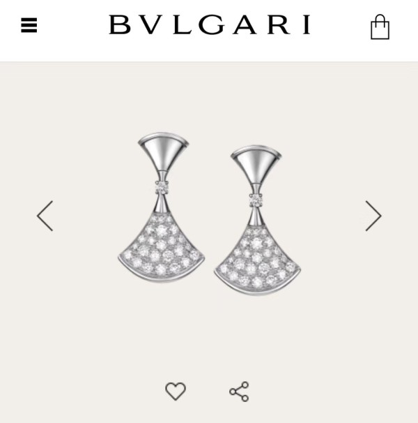 ブルガリピアス BVLGARI 2026新作 ピアス