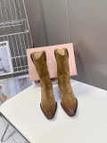 ミュウミュウ靴 Miu Miu 2026新作 ショートブーツ