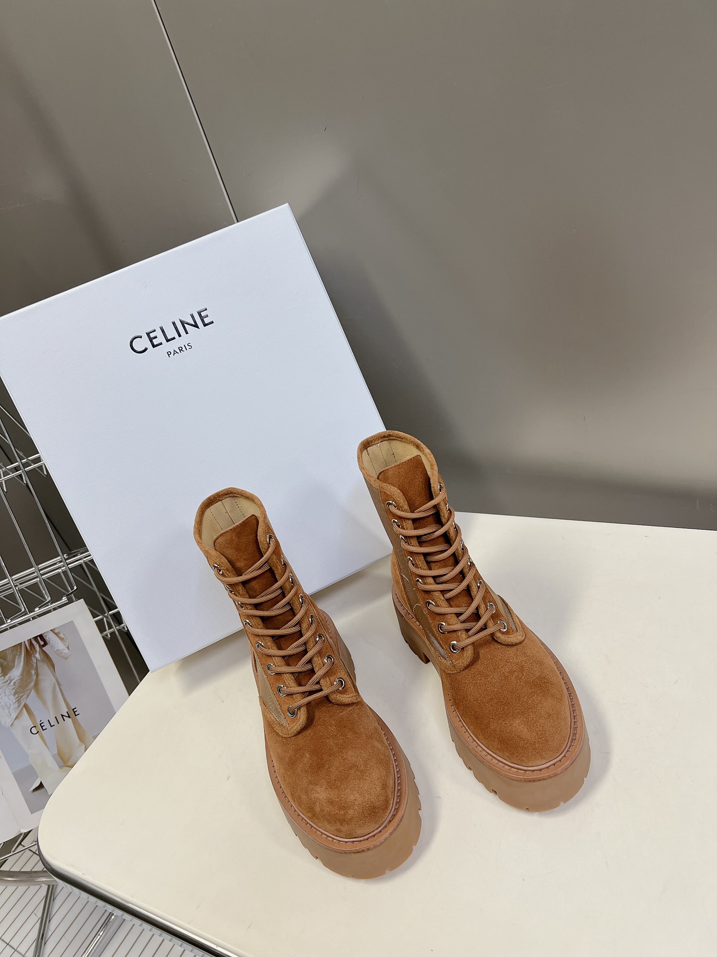 セリーヌ靴 CELINE 2026新作 ショートブーツ