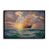 Courageous Voyage  HD Canvas Print Home Decor Paintings Wall Art Pictures