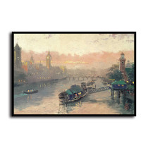 London At Sunset  HD Canvas Print Home Decor Paintings Wall Art Pictures