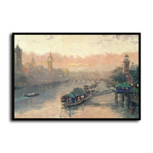 London At Sunset  HD Canvas Print Home Decor Paintings Wall Art Pictures