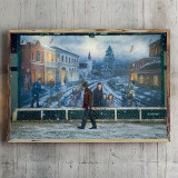 Jared as Young christmas cottage  HD Canvas Print Home Decor Paintings Wall Art Pictures