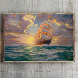 Courageous Voyage  HD Canvas Print Home Decor Paintings Wall Art Pictures