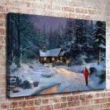 Christmas Miracle Limited Edition Paper  HD Canvas Print Home Decor Paintings Wall Art Pictures