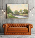 Morning Stroll  HD Canvas Print Home Decor Paintings Wall Art Pictures