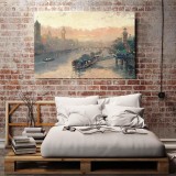 London At Sunset  HD Canvas Print Home Decor Paintings Wall Art Pictures