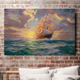 Courageous Voyage  HD Canvas Print Home Decor Paintings Wall Art Pictures