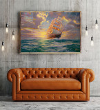 Courageous Voyage  HD Canvas Print Home Decor Paintings Wall Art Pictures