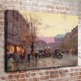 Paris Twilight  HD Canvas Print Home Decor Paintings Wall Art Pictures