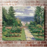 Rose Garden Portland  HD Canvas Print Home Decor Paintings Wall Art Pictures