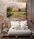 The Old Mission Santa Barbara HD Canvas Print Home Decor Paintings Wall Art Pictures