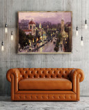 Plaza Lights Kansas City HD Canvas Print Home Decor Paintings Wall Art Pictures