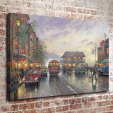 City by the Bay HD Canvas Print Home Decor Paintings Wall Art Pictures