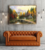 The Valley Of Peace HD Canvas Print Home Decor Paintings Wall Art Pictures