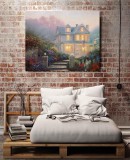 Victorian Evening  HD Canvas Print Home Decor Paintings Wall Art Pictures