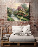 Lamplight Bridge  HD Canvas Print Home Decor Paintings Wall Art Pictures