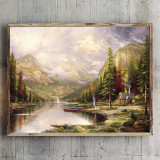 Mountain Majesty HD Canvas Print Home Decor Paintings Wall Art Pictures