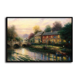 Lamplight Inn  HD Canvas Print Home Decor Paintings Wall Art Pictures