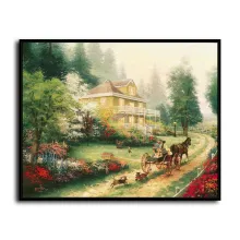 Sunday At Apple Hill  HD Canvas Print Home Decor Paintings Wall Art Pictures