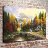 The Valley Of Peace HD Canvas Print Home Decor Paintings Wall Art Pictures