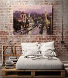 Plaza Lights Kansas City HD Canvas Print Home Decor Paintings Wall Art Pictures