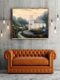 Blossom Hill Church  HD Canvas Print Home Decor Paintings Wall Art Pictures