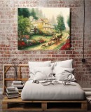 Sunday At Apple Hill  HD Canvas Print Home Decor Paintings Wall Art Pictures