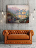 Victorian Evening  HD Canvas Print Home Decor Paintings Wall Art Pictures