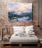 The Warmth Of Home HD Canvas Print Home Decor Paintings Wall Art Pictures