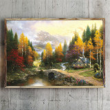 The Valley Of Peace HD Canvas Print Home Decor Paintings Wall Art Pictures