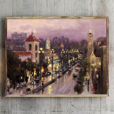 Plaza Lights Kansas City HD Canvas Print Home Decor Paintings Wall Art Pictures