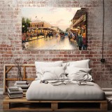 Main Street Celebration HD Canvas Print Home Decor Paintings Wall Art Pictures