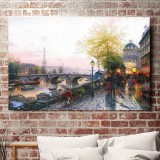 Paris Eiffel ower HD Canvas Print Home Decor Paintings Wall Art Pictures