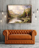 Mountain Majesty HD Canvas Print Home Decor Paintings Wall Art Pictures