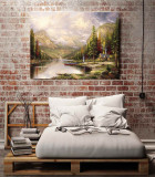 Mountain Majesty HD Canvas Print Home Decor Paintings Wall Art Pictures