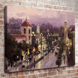 Plaza Lights Kansas City HD Canvas Print Home Decor Paintings Wall Art Pictures