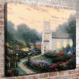 Blossom Hill Church  HD Canvas Print Home Decor Paintings Wall Art Pictures