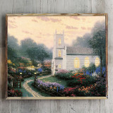 Blossom Hill Church  HD Canvas Print Home Decor Paintings Wall Art Pictures