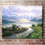 Emerald Isle Cottage  HD Canvas Print Home Decor Paintings Wall Art Pictures