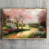 Morning Dogwood HD Canvas Print Home Decor Paintings Wall Art Pictures