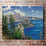 Crater Lake HD Canvas Print Home Decor Paintings Wall Art Pictures